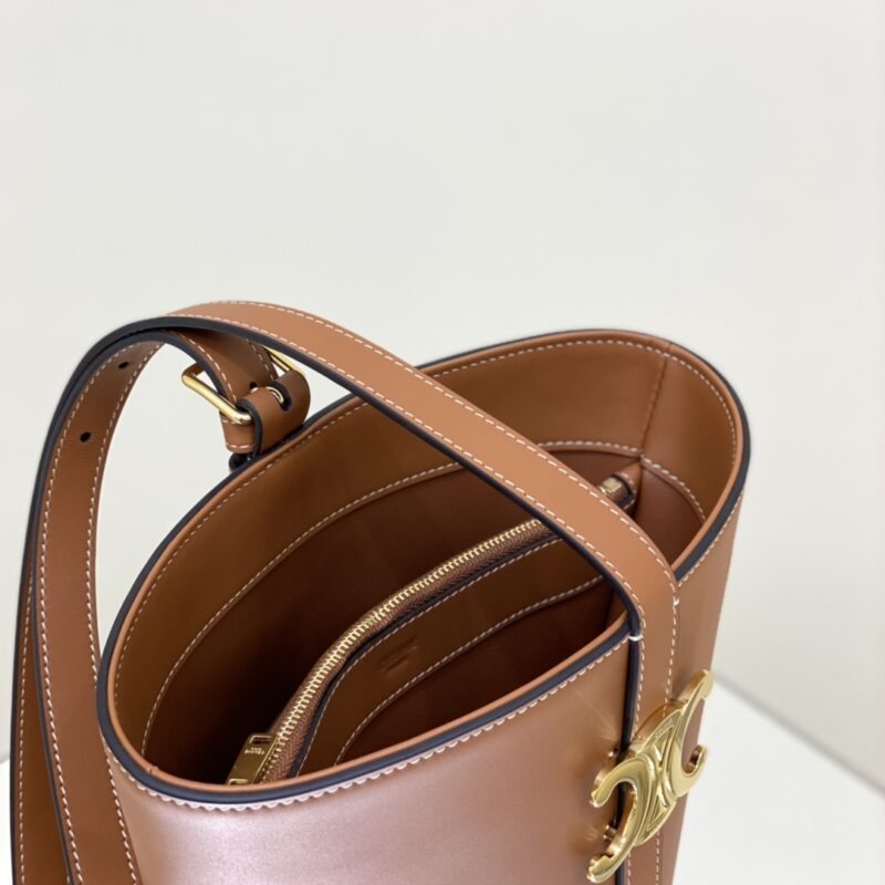 Celine Triomphe sac seau marron — réplique – Image 8