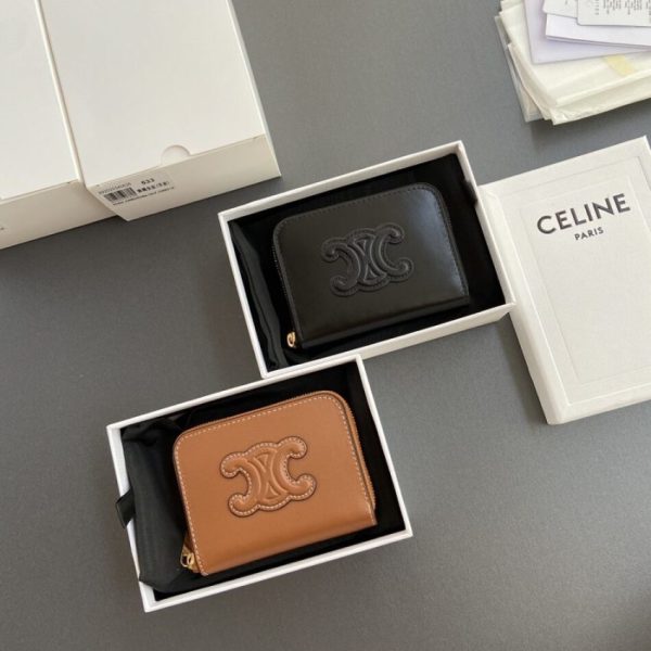 Celine Triumphe petit format Zippy portefeuille — réplique