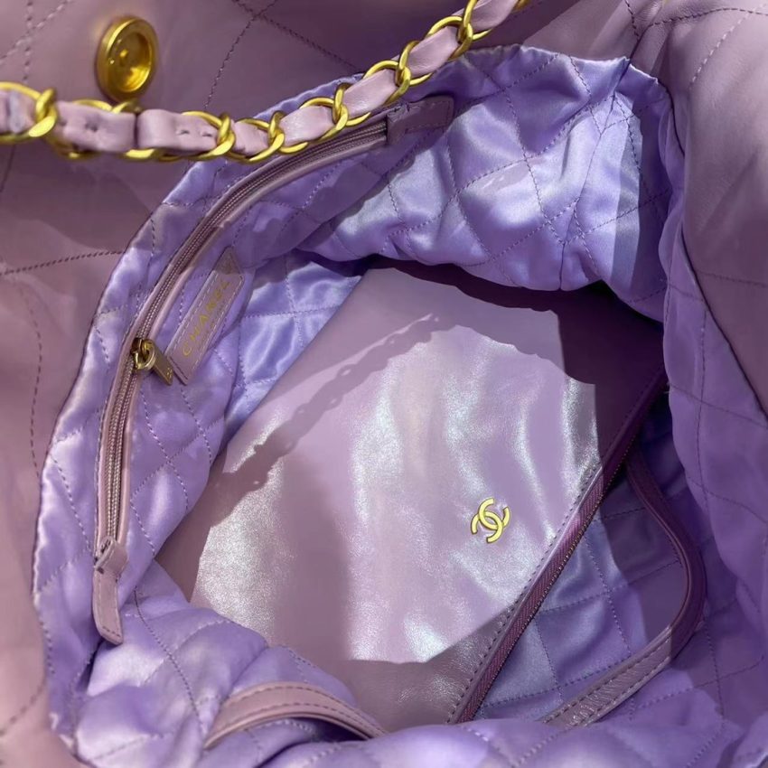 CHANEL 22 petit format Handbag violet — réplique – Image 2
