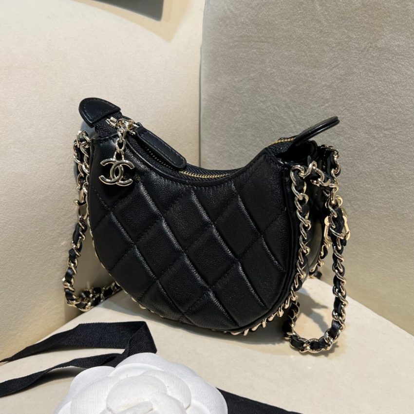 CHANEL 23P Chain Around Crescent Hobo — réplique – Image 6