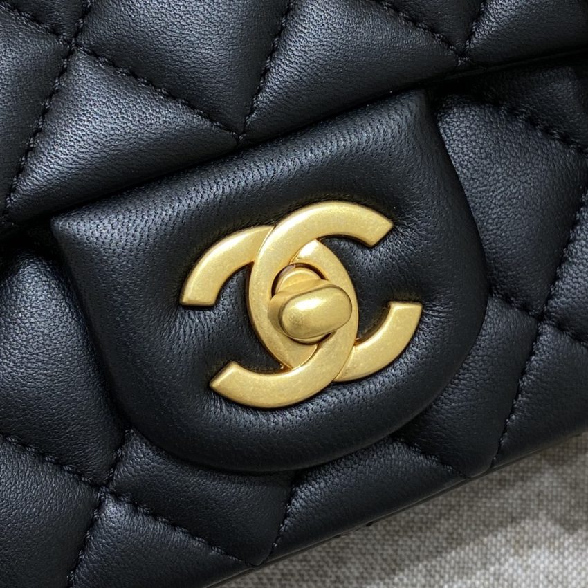 CHANEL Camellia Flap noir — réplique – Image 7
