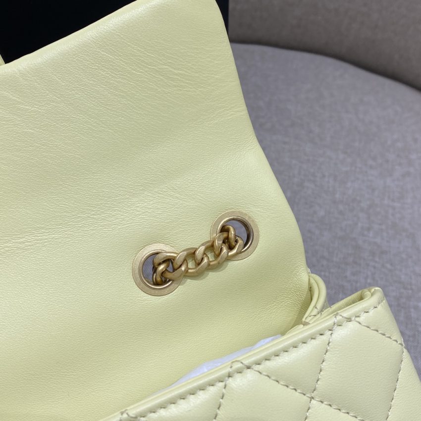CHANEL Camellia Flap jaune — réplique – Image 3