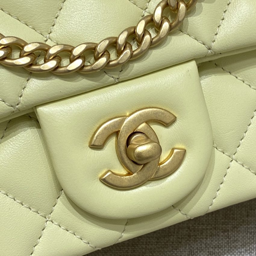 CHANEL Camellia Flap jaune — réplique – Image 7