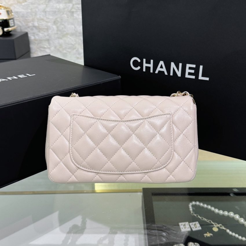 CHANEL Classic Flap 20cm Beige — réplique – Image 3