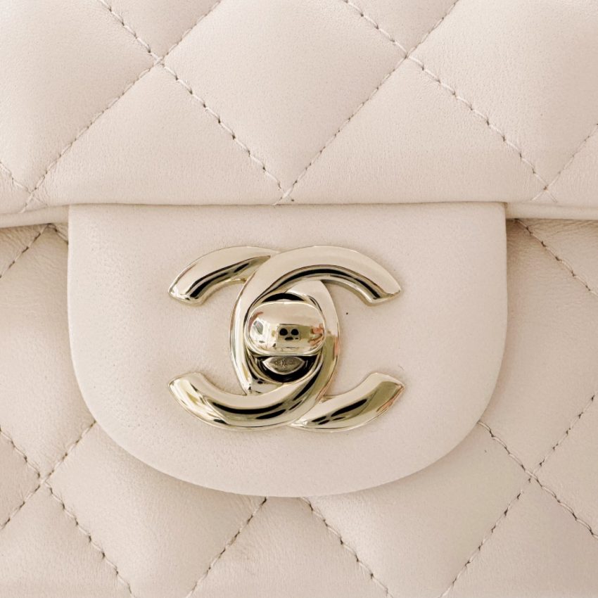 CHANEL Classic Flap 20cm Beige — réplique – Image 5
