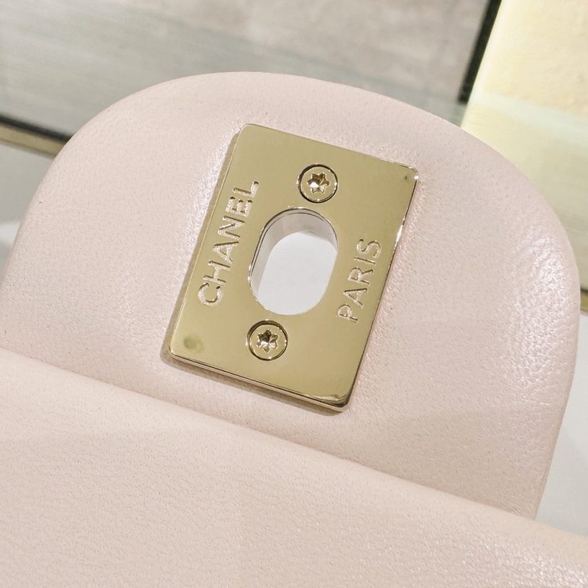 CHANEL Classic Flap 20cm Beige — réplique – Image 10