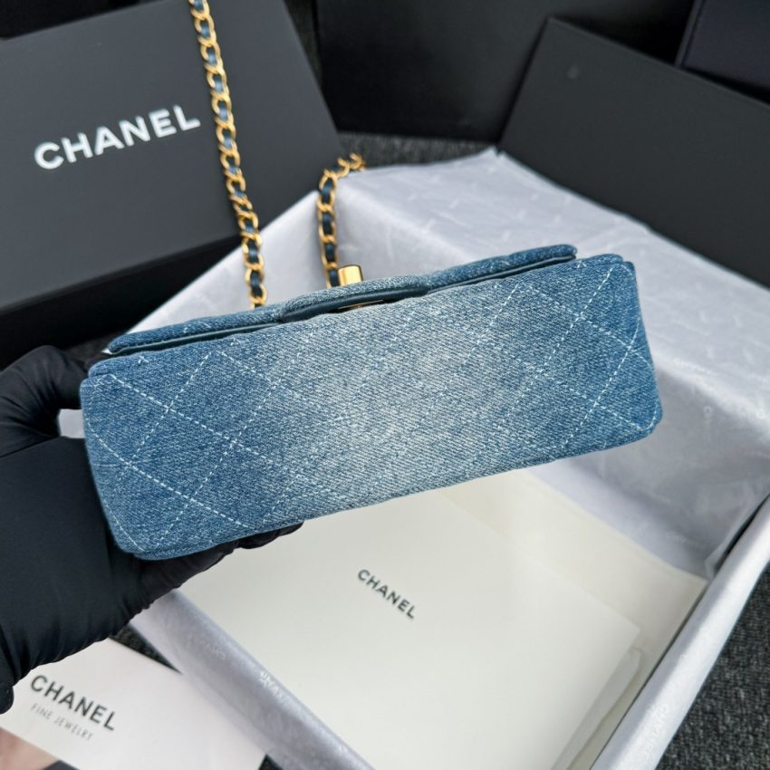 CHANEL Classic Flap 20cm Denim — réplique – Image 5