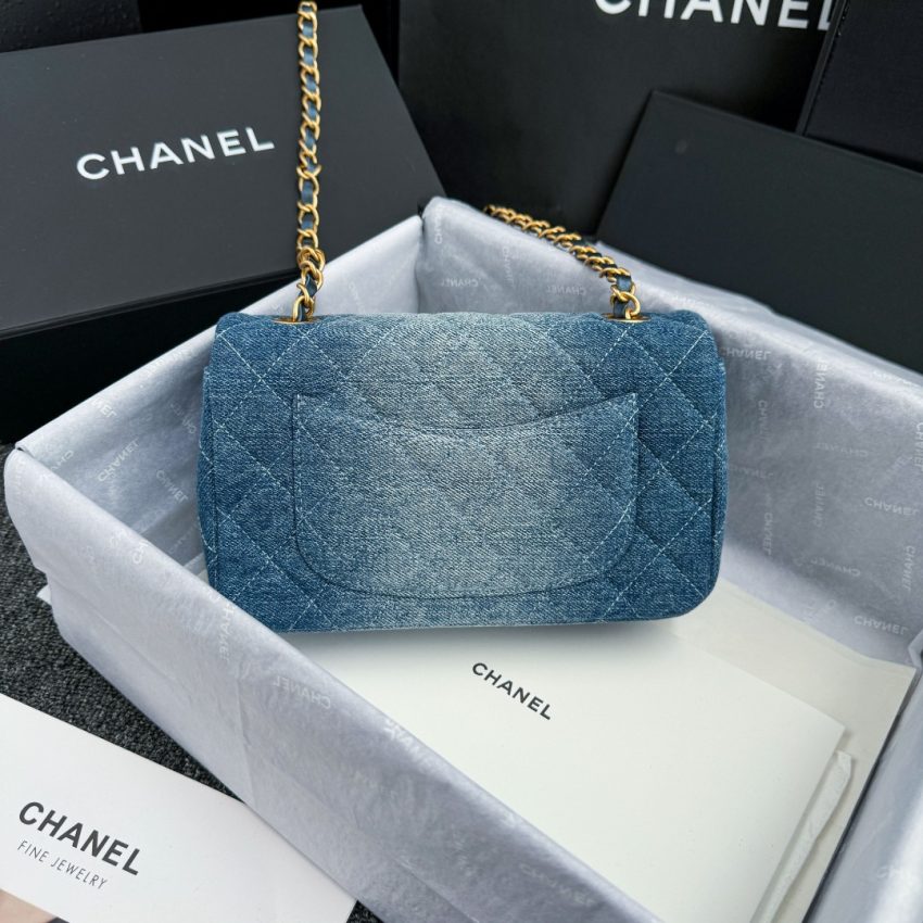 CHANEL Classic Flap 20cm Denim — réplique – Image 6