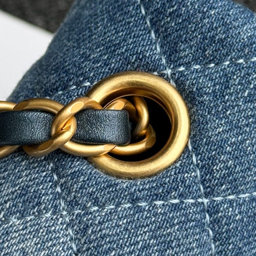 CHANEL Classic Flap 20cm Denim — réplique – Image 12