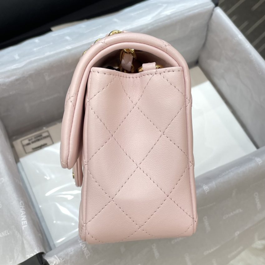 CHANEL Classic Flap 20cm rose — réplique – Image 3