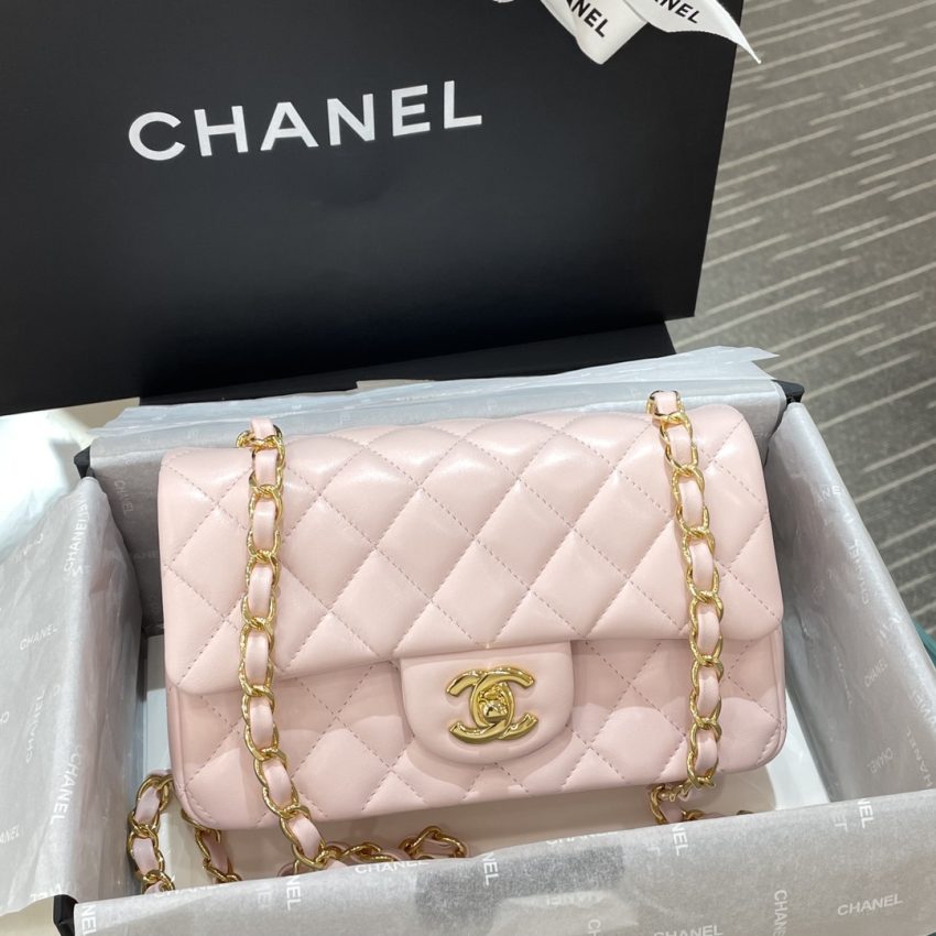 CHANEL Classic Flap 20cm rose — réplique – Image 5