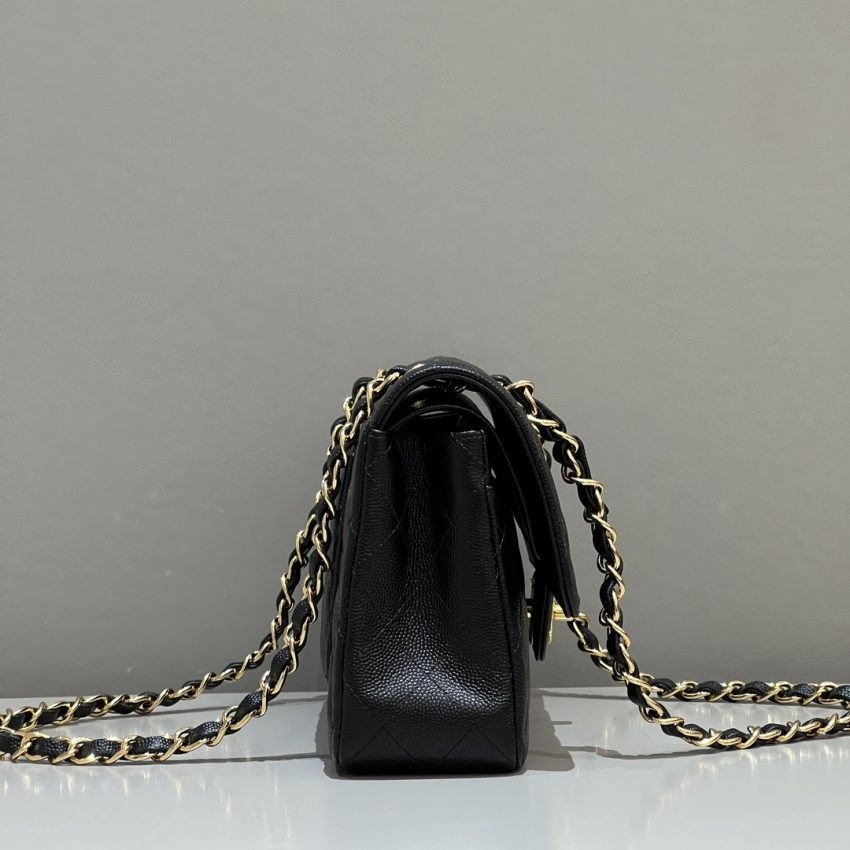 CHANEL Classic Flap 23cm noir Caviar — réplique – Image 4