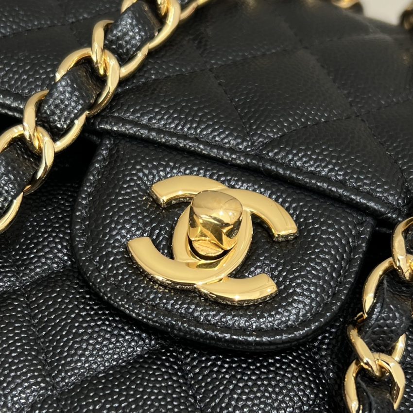 CHANEL Classic Flap 23cm noir Caviar — réplique – Image 9