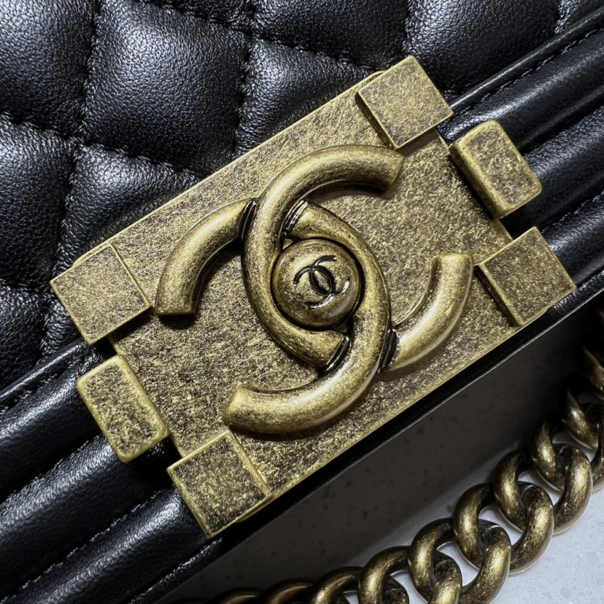 CHANEL Le Boy grand format noir — réplique – Image 4