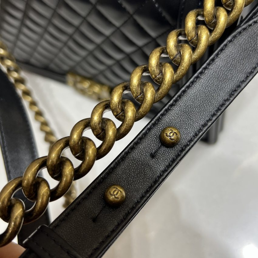 CHANEL Le Boy grand format noir — réplique – Image 5