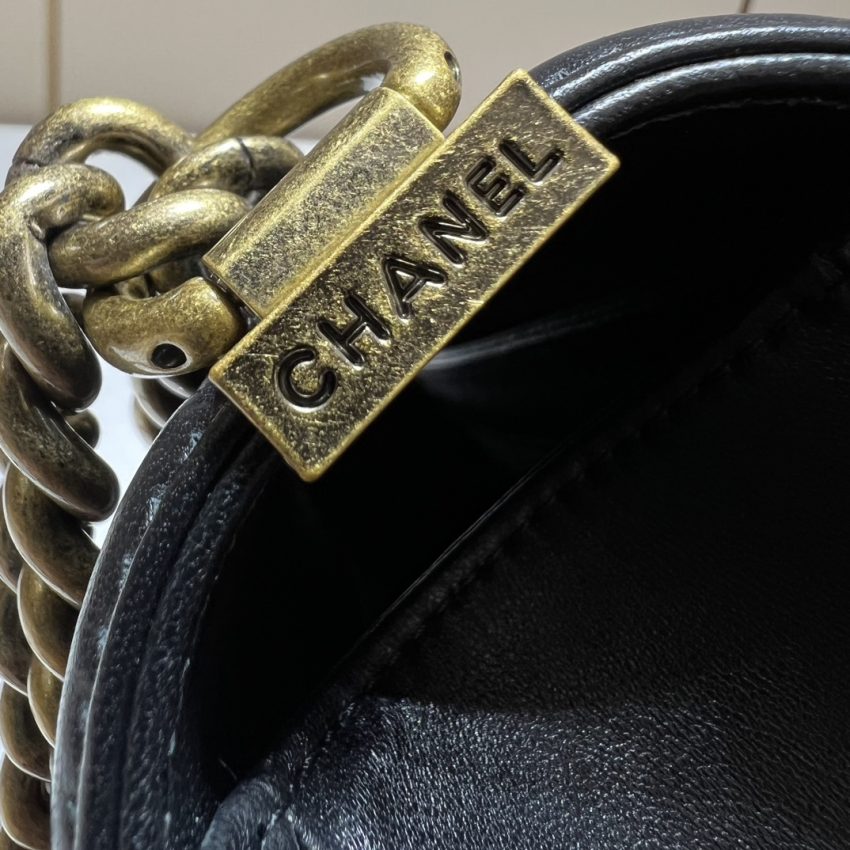 CHANEL Le Boy grand format noir — réplique – Image 8