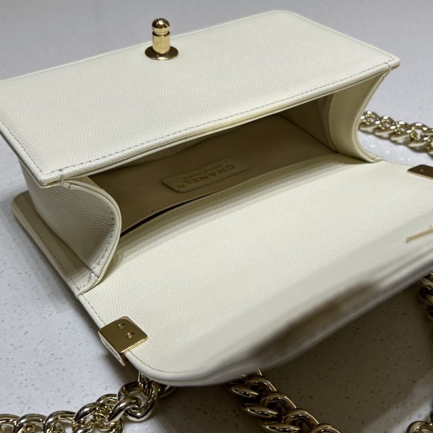 CHANEL Le Boy petit format Ivory — réplique – Image 2