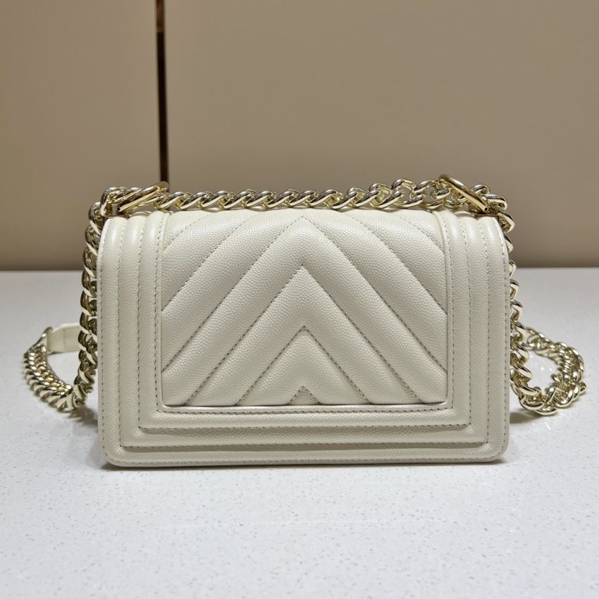CHANEL Le Boy petit format Ivory — réplique – Image 8