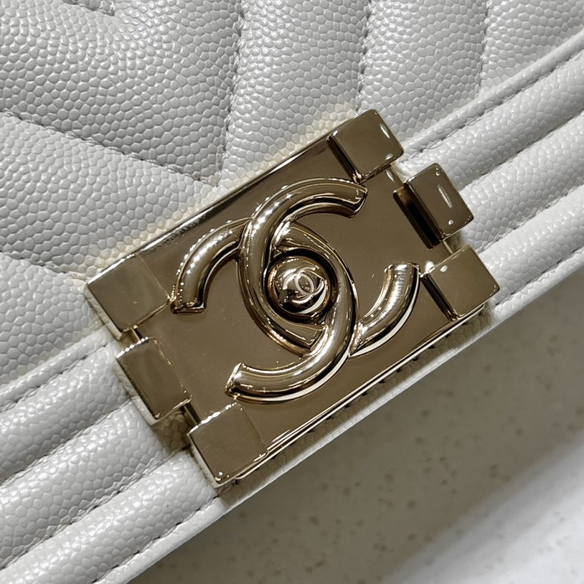 CHANEL Le Boy petit format Ivory — réplique – Image 11
