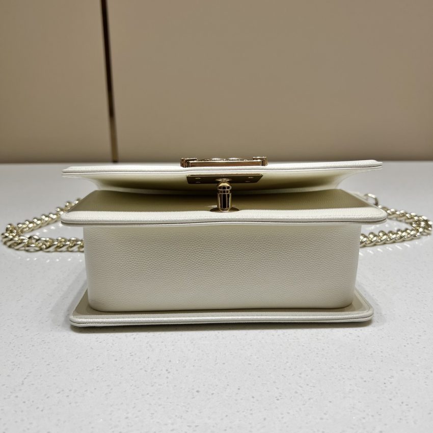 CHANEL Le Boy petit format Ivory — réplique – Image 16