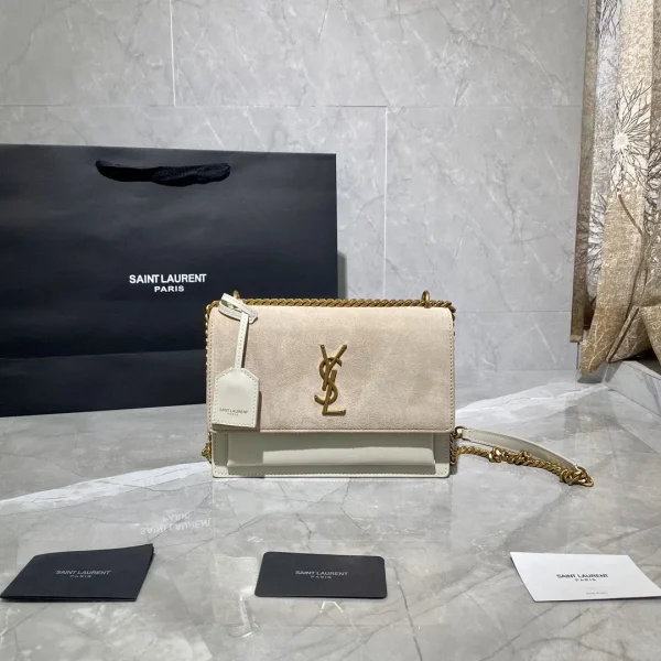 Sac porté épaule Saint Laurent Sunset ‘mer sel’ — réplique