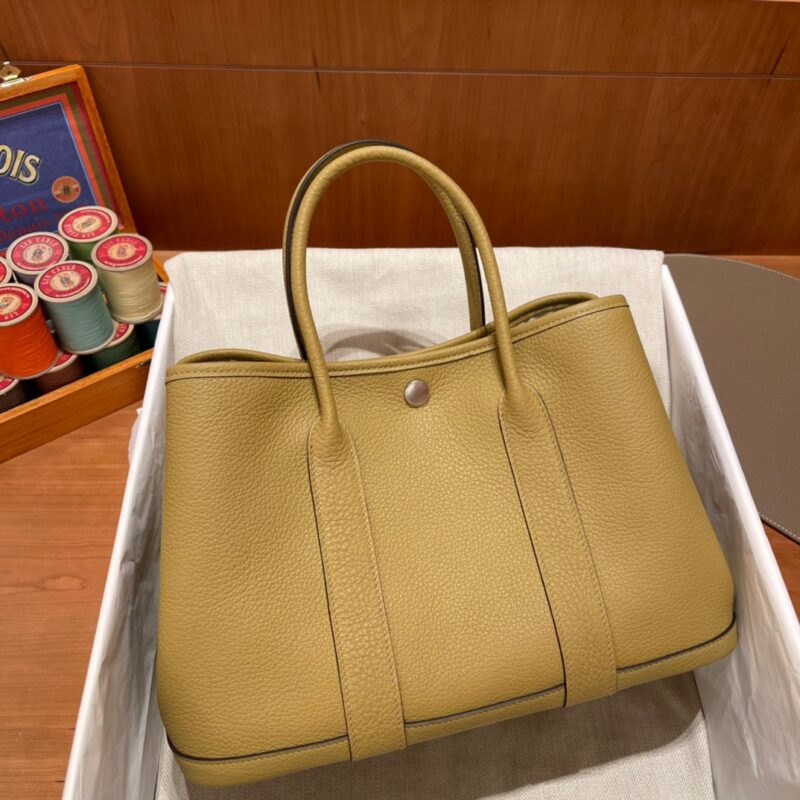 Hermès Garden Party 30Cm Cardamon gris — réplique