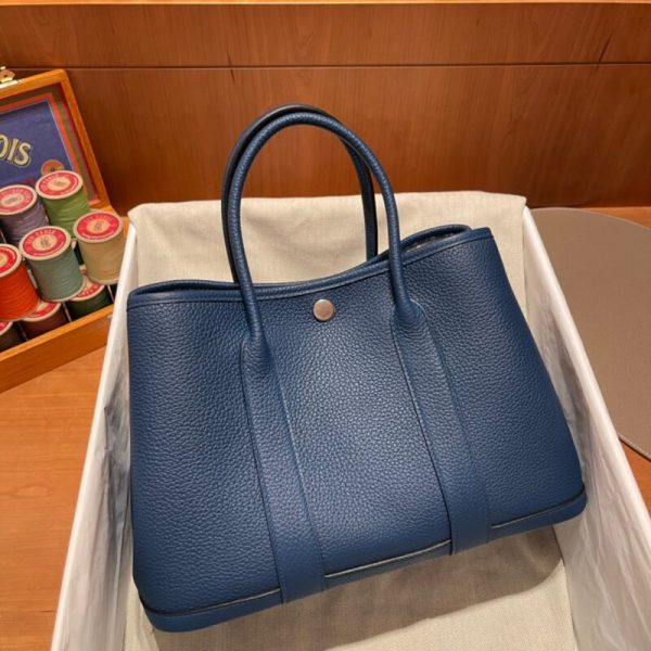 Hermès Garden Party 30Cm Ocean bleu — réplique