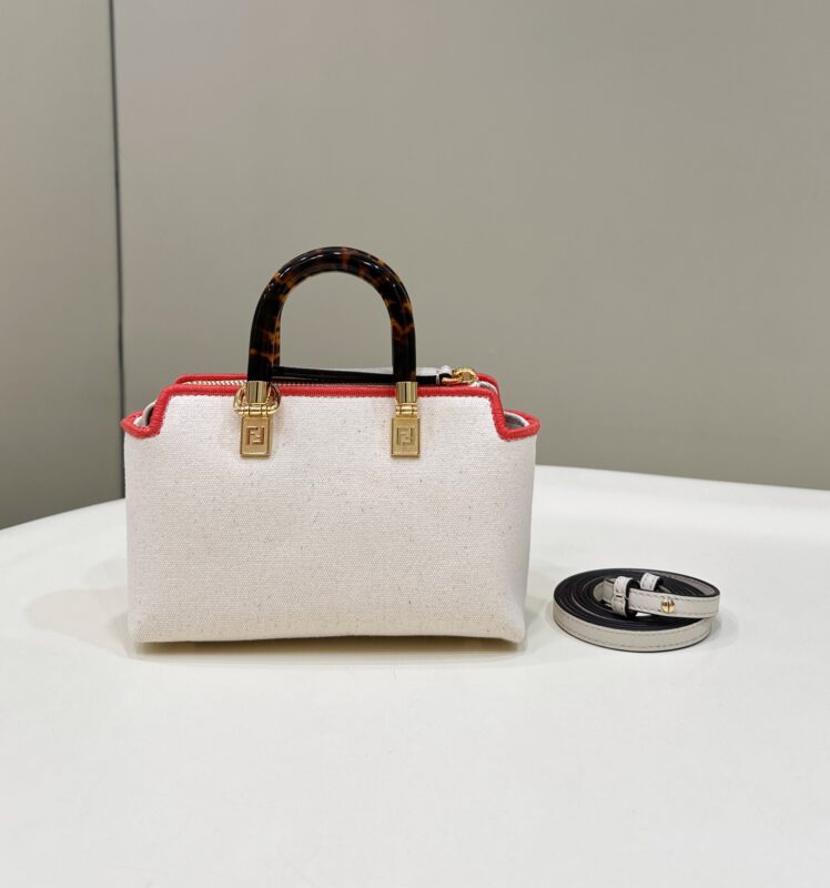 Fendi By The Way Boston rouge blanc — réplique – Image 3