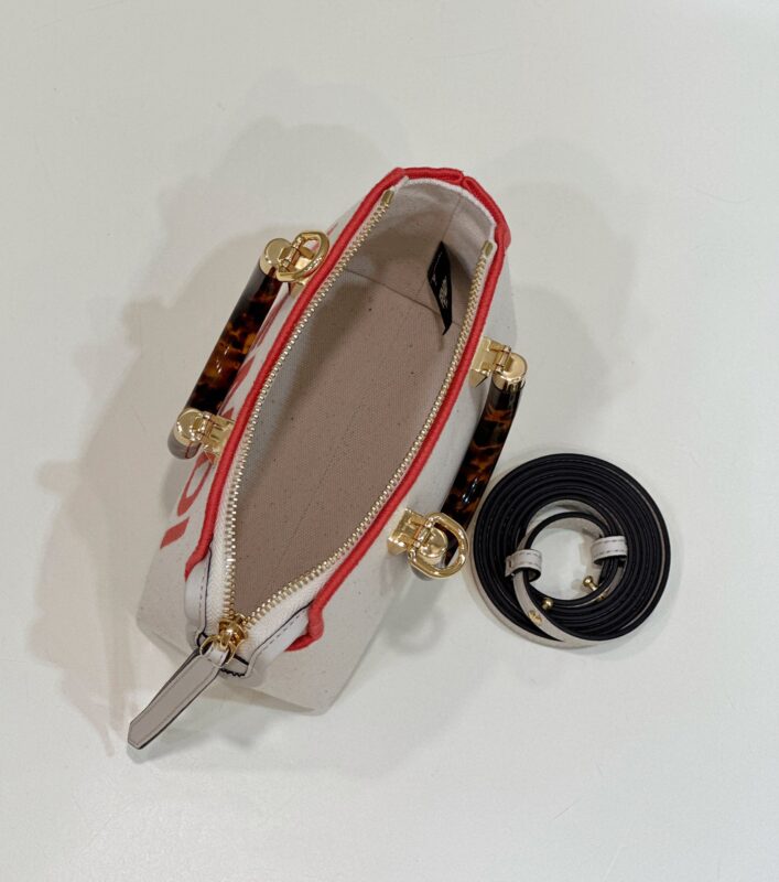Fendi By The Way Boston rouge blanc — réplique – Image 9