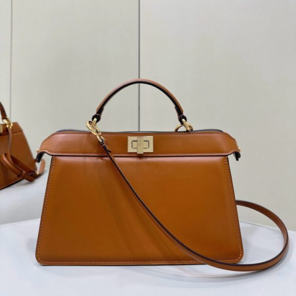 Fendi Peekaboo X Lite marron — réplique