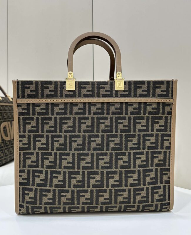 Fendi Sunshine cabas marron Monogram — réplique – Image 3