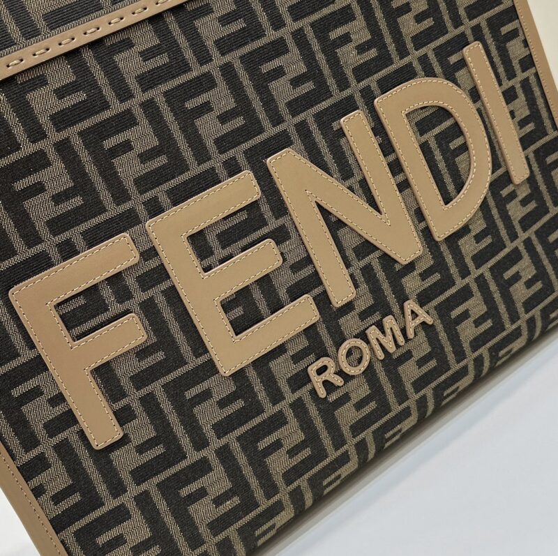 Fendi Sunshine cabas marron Monogram — réplique – Image 5