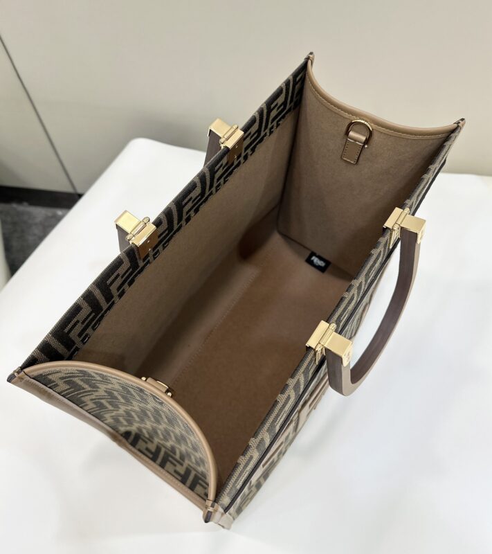 Fendi Sunshine cabas marron Monogram — réplique – Image 9