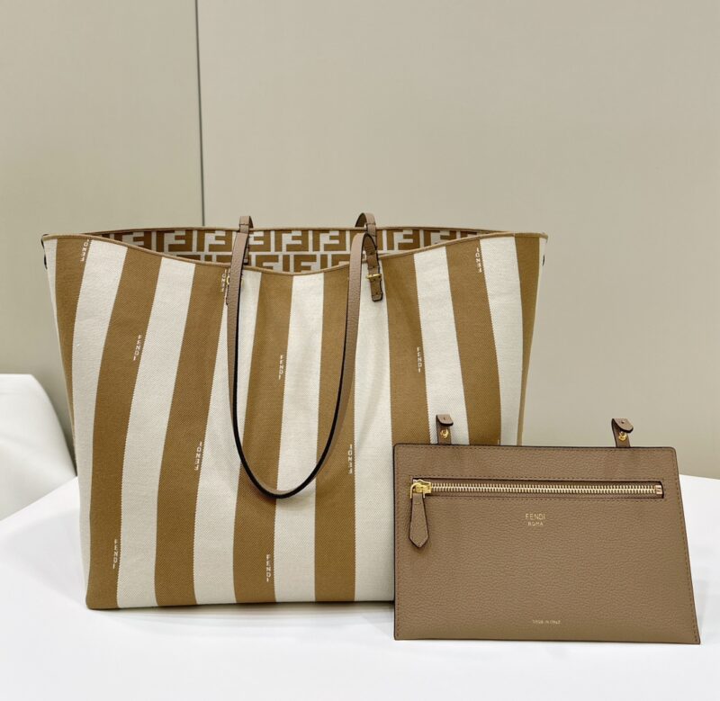 Fendi Two Side petit format cabas Beige — réplique – Image 2