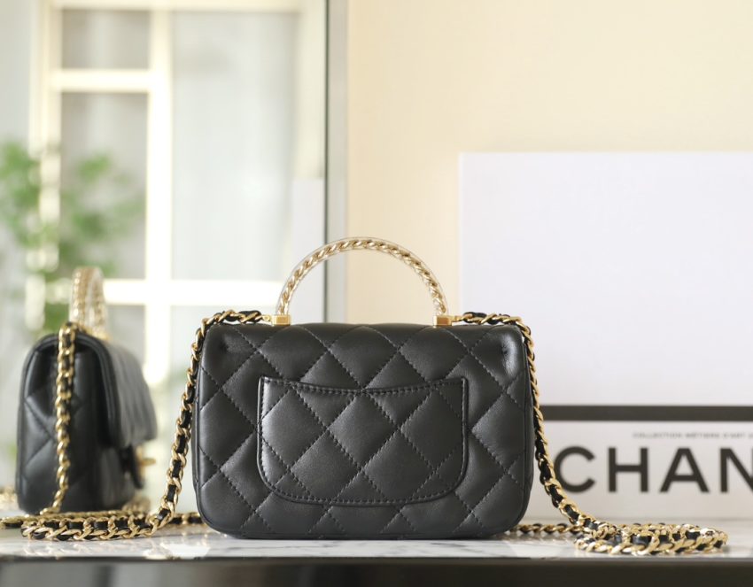 CHANEL CF 19 cm Handle noir — réplique – Image 2