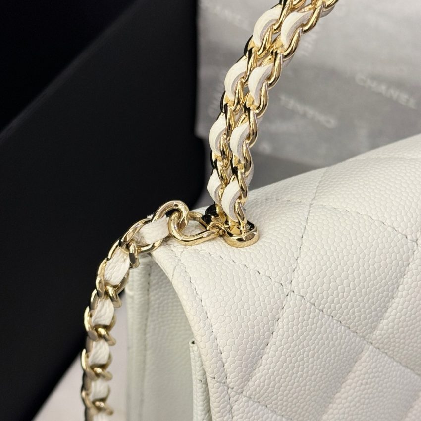 CHANEL 23P Kelly Handle blanc — réplique – Image 3