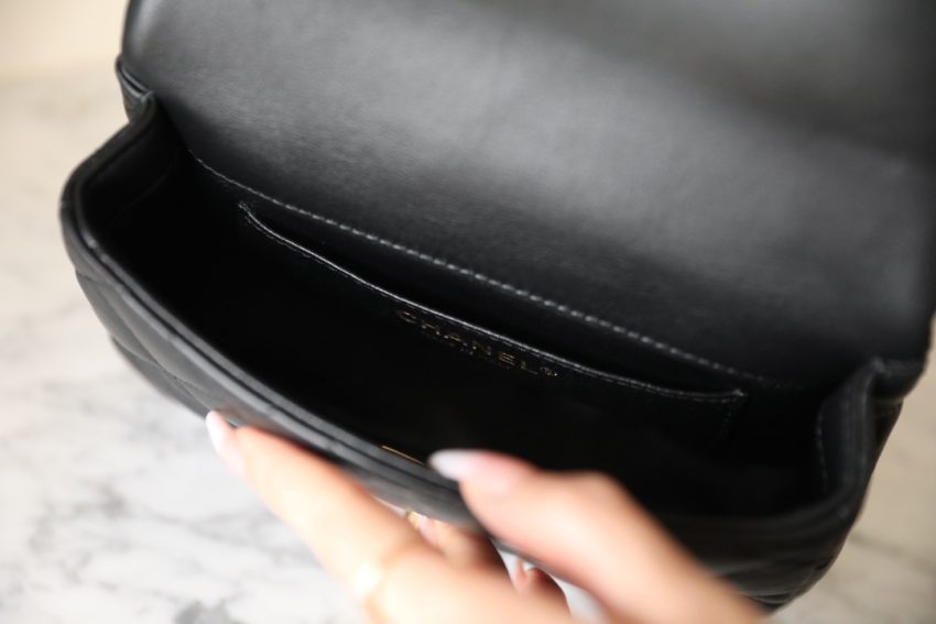 CHANEL CF 19 cm Handle noir — réplique – Image 5