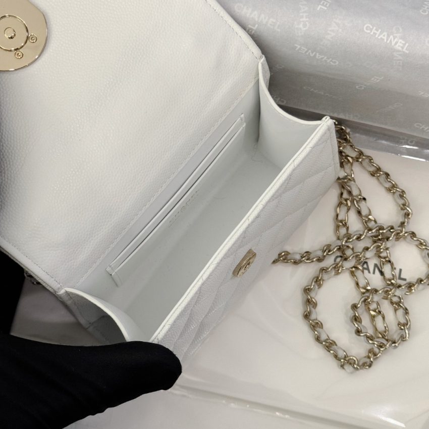 CHANEL 23P Kelly Handle blanc — réplique – Image 5