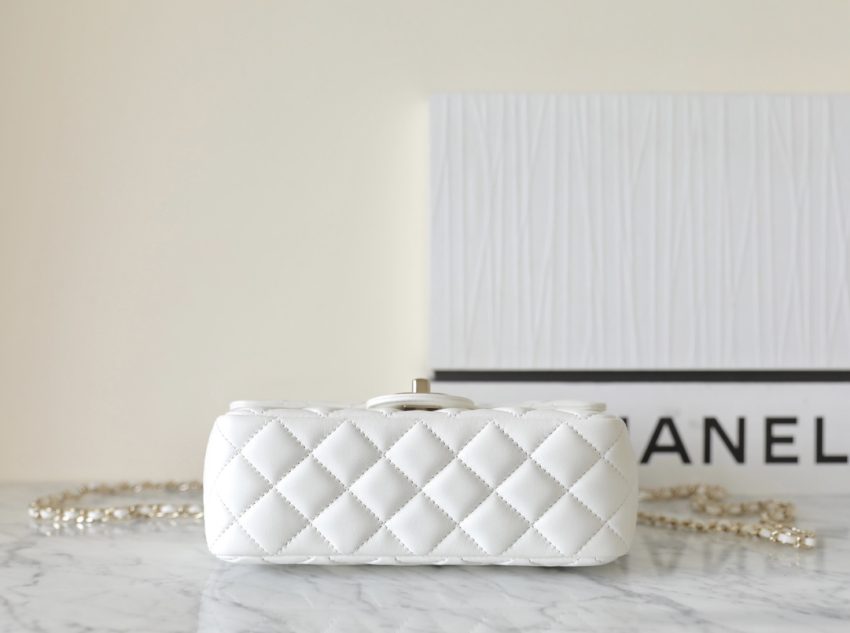 CHANEL CF 20 cm Handle blanc — réplique – Image 6