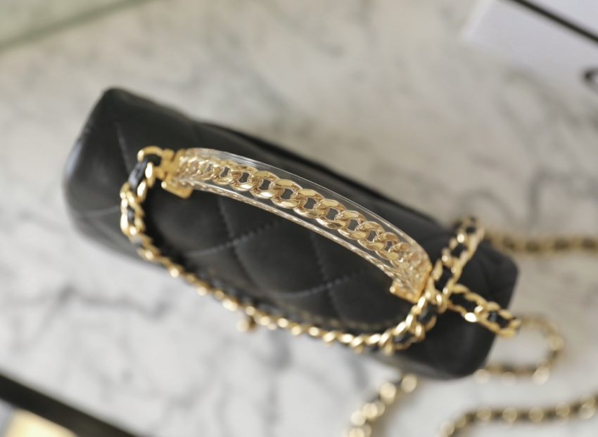 CHANEL CF 19 cm Handle noir — réplique – Image 6