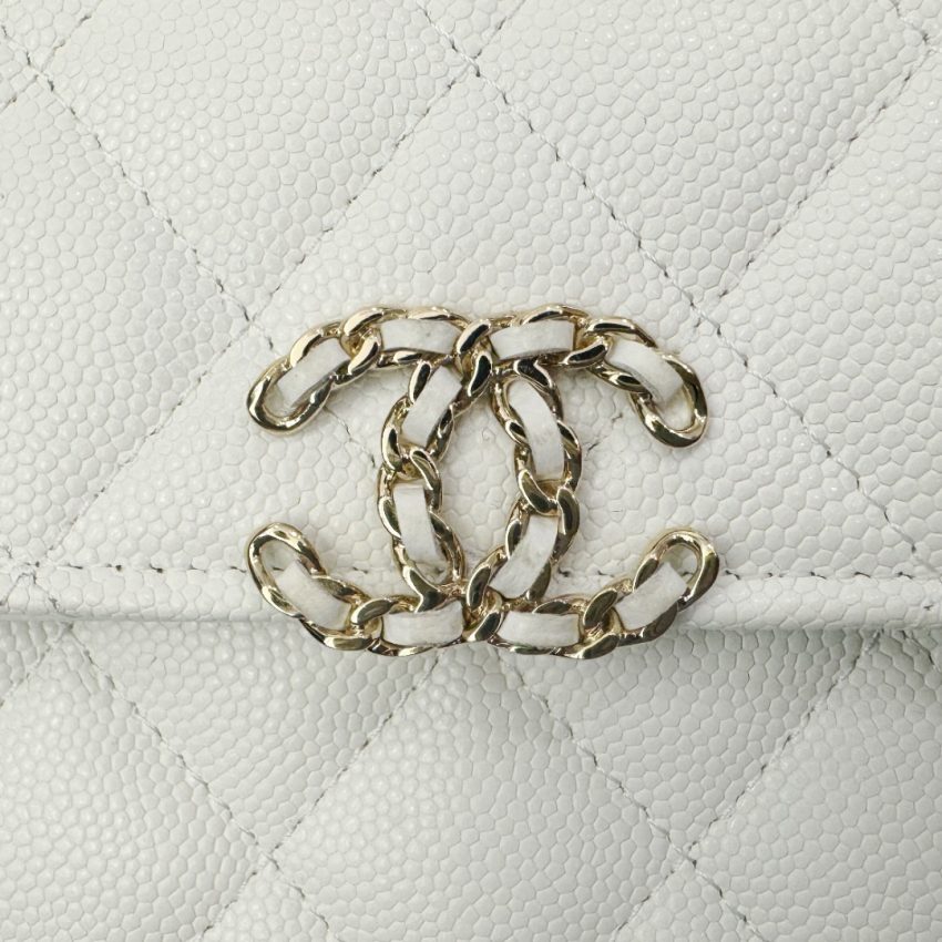 CHANEL 23P Kelly Handle blanc — réplique – Image 6