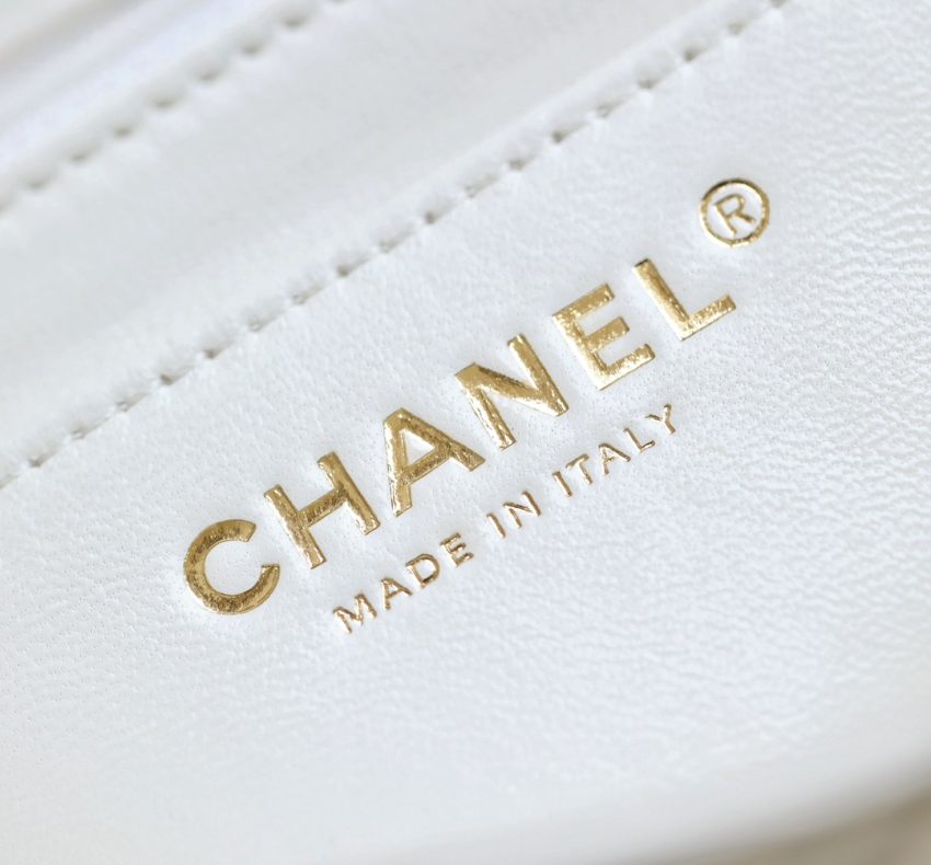 CHANEL CF 20 cm Handle blanc — réplique – Image 8