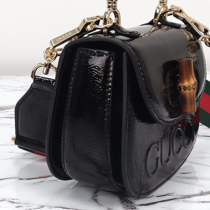 Gucci Bamboo 1947 Patent noir — réplique – Image 11