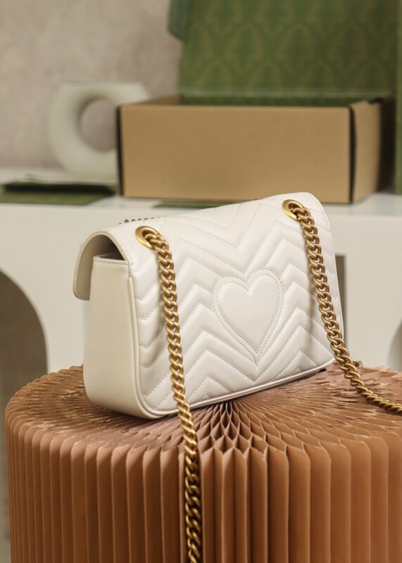 Gucci GG Marmont moyen format blanc — réplique – Image 2