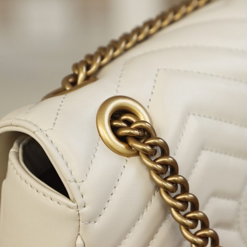 Gucci GG Marmont moyen format blanc — réplique – Image 16