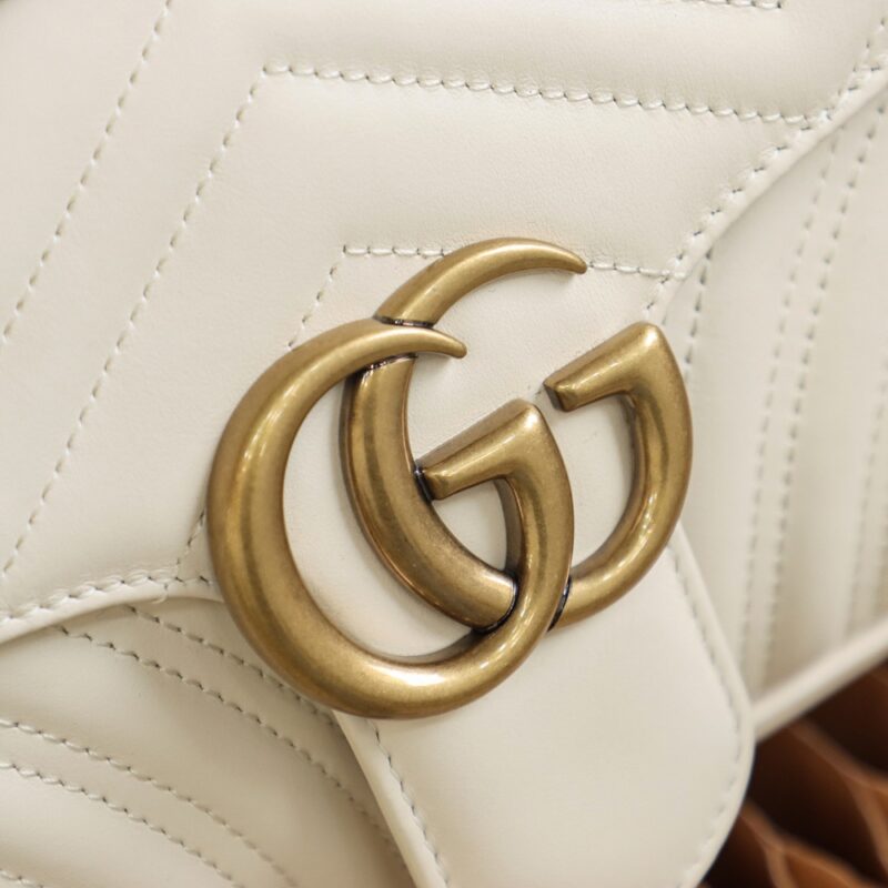 Gucci GG Marmont moyen format blanc — réplique – Image 18