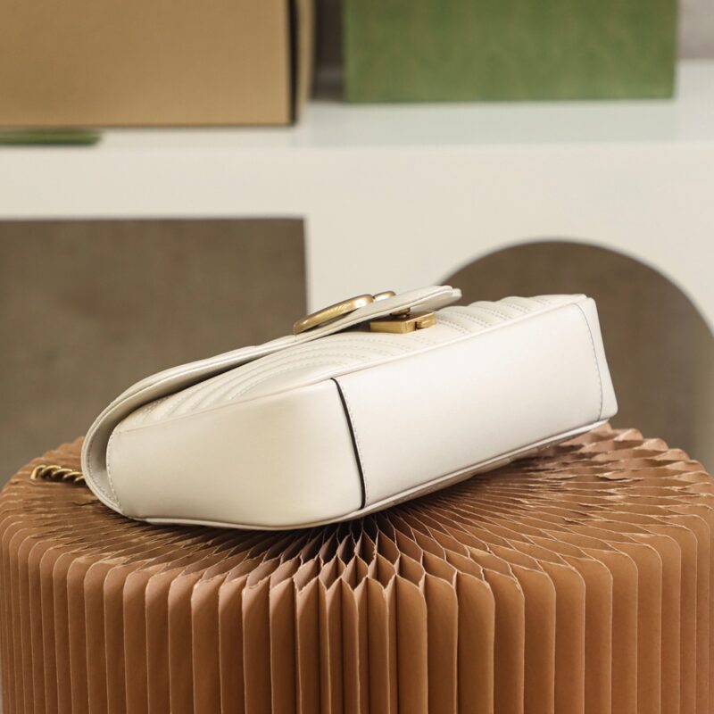 Gucci GG Marmont moyen format blanc — réplique – Image 5