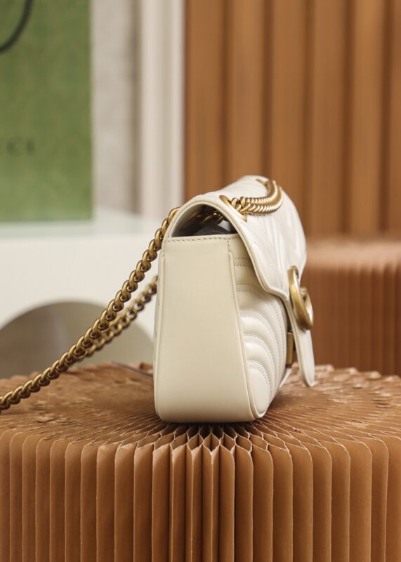 Gucci GG Marmont moyen format blanc — réplique – Image 8