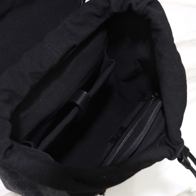 Gucci Interlocking Double G sac à dos noir — réplique – Image 2