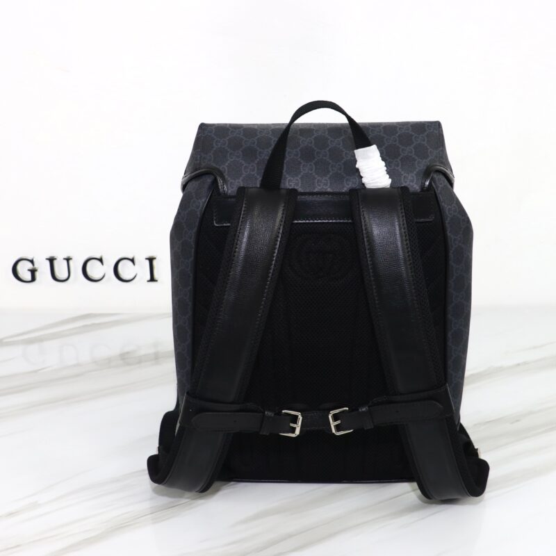 Gucci Interlocking Double G sac à dos noir — réplique – Image 3